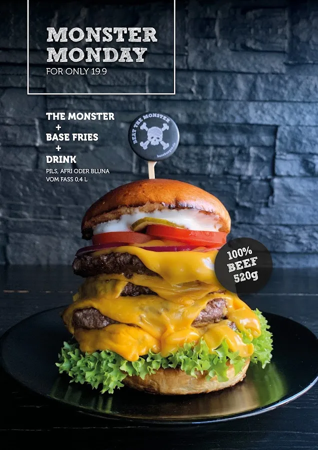 BookNoFees: Restoran – BaseBurger Restaurant – Bochum – Restoran BaseBurger, fotografija 2