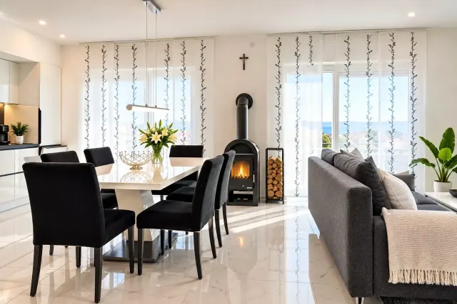 BookNoFees: Auszeit-Vodice Apartman 2 s balkonom i pogledom na more – Vodice