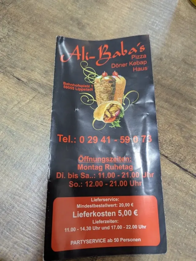 BookNoFees: Restoran – Ali Baba Pizza Döner Kebab Haus – Lippstadt – Ali Baba Pizza, Döner Kebab i Haus, fotografija 2