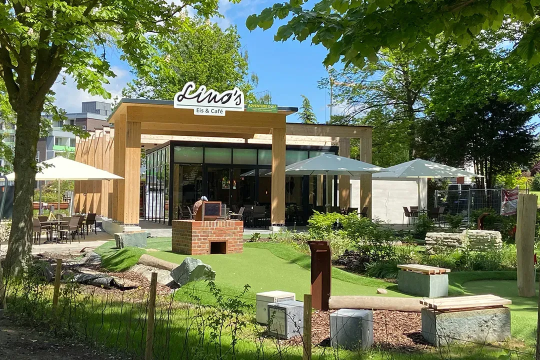 BookNoFees: Sladoled – Linos Eis & Café – Bad Sassendorf – Linos sladoled i kafić, fotografija 1