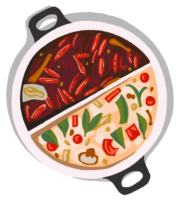 BookNoFees: Restoran – Chili & Pepper Hot Pot – Vienna – Lonac s čilijem i paprikom, fotografija 2