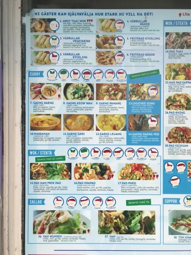 BookNoFees: Bar s grickalicama – Aroy Thai Take Away – Stockholm – Aroy Thai za van, fotografija 2