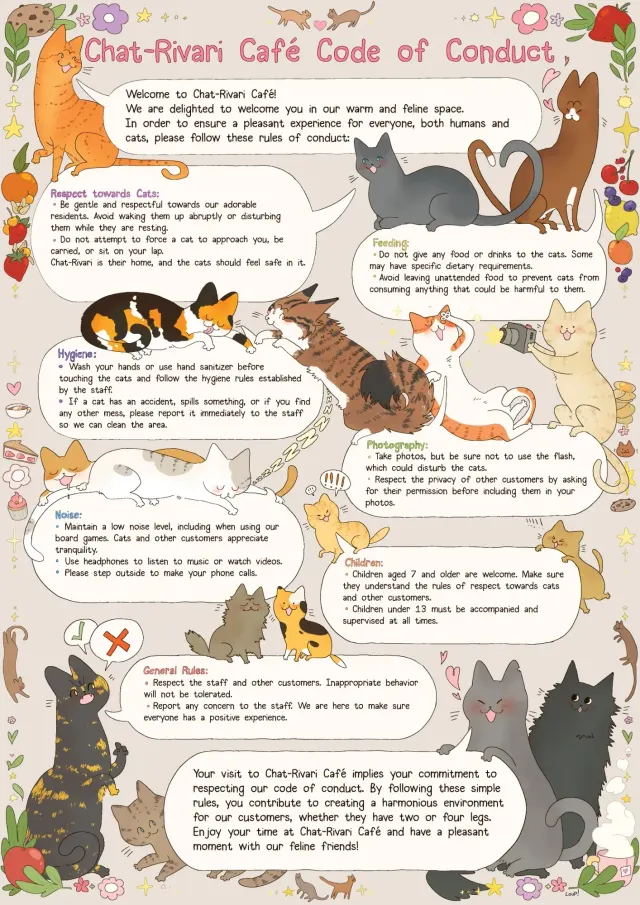 BookNoFees: kafić – Chat-Rivari Café – Paris – Chat-Rivari Café, fotografija 3