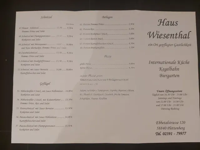 BookNoFees: Restoran – Haus Wiesenthal – Plettenberg – Kuća Wiesenthal, fotografija 2