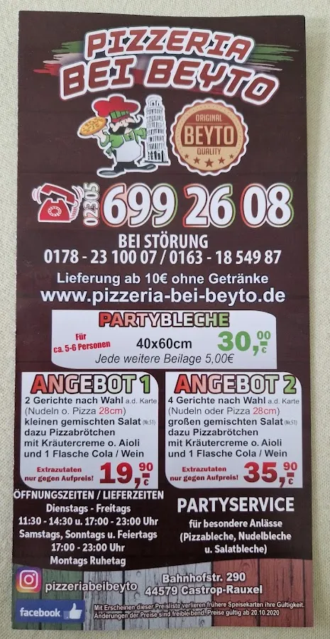 BookNoFees: Restoran – Pizzeria bei Beyto – Castrop-Rauxel – Pizzeria kod Beyta, fotografija 2