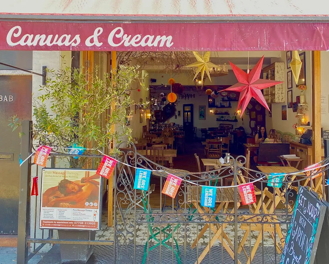 BookNoFees: Restoran – Canvas & Cream – London – Platno i krema, fotografija 1