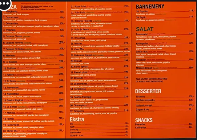 BookNoFees: Restoran – Café di Roma – Oslo – Café di Roma, fotografija 3