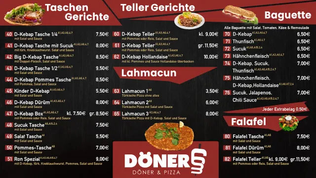 BookNoFees: Bar s grickalicama – City Döner-Pizza – Altena – Gradski döner-pizza, fotografija 3