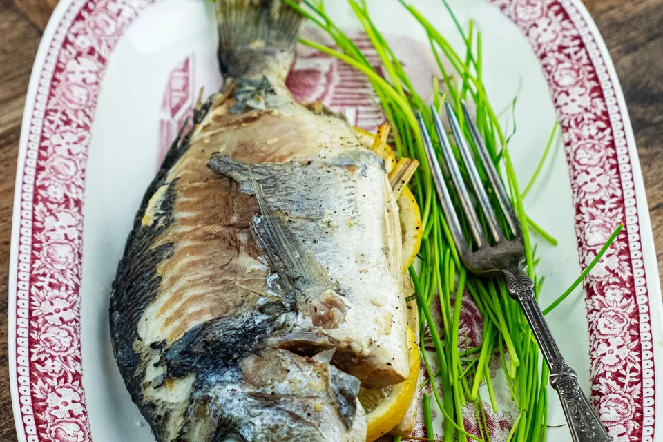 Primjer fotografije: Pečena riba s limunom